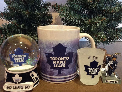 GoLeafsGo Shotglasses mugs and snowglobes