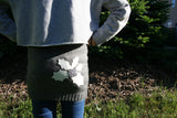 Kids SkiBums Bum Warmer with Holly on Grey Skirt